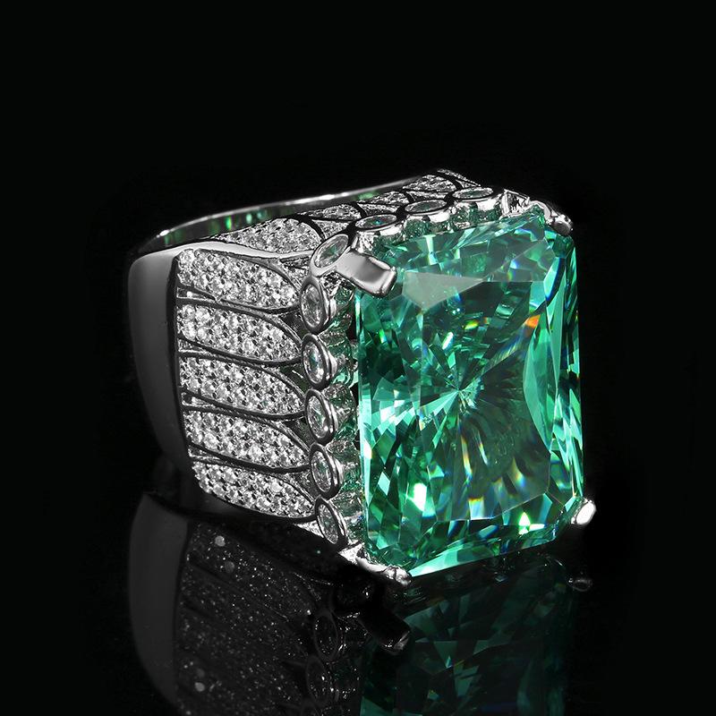 

Ювелирные изделия Медное основание Позолоченное Имитация Красный Рубин Зеленый Квадратный Бриллиант Кольцо Камень 15 * 20 No. 9