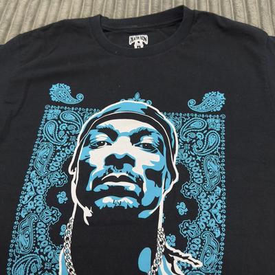 T-Shirt Death Row Vapes Snoop Dogg Uomo S Manica Corta Rap Hip Hop