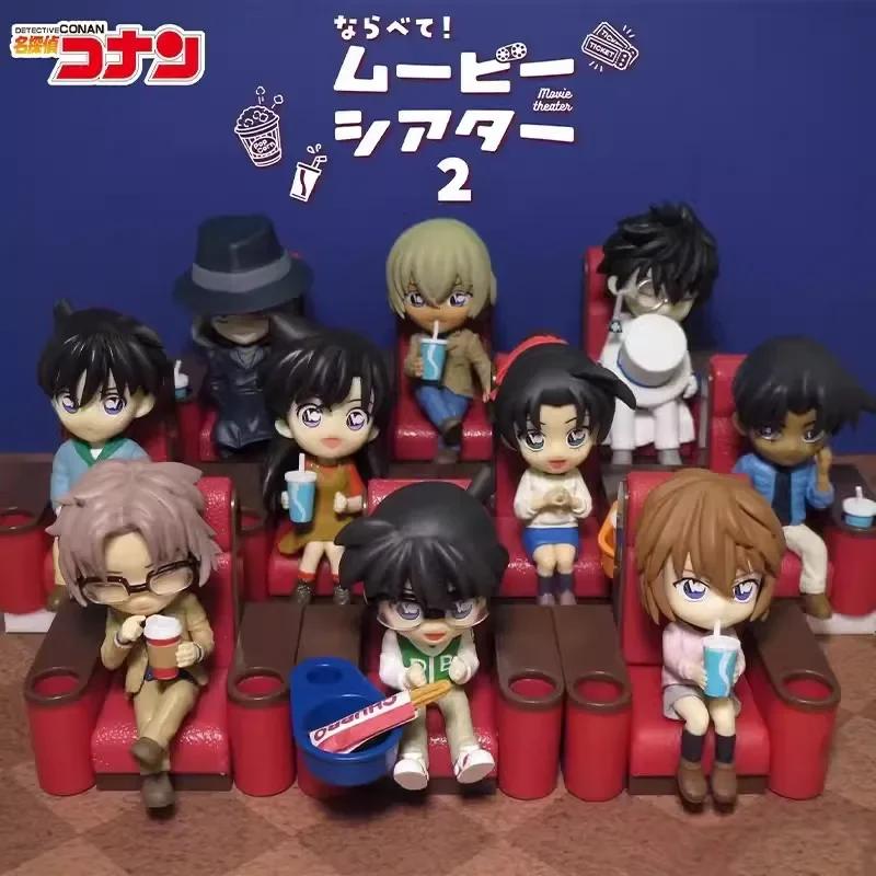 Re-Ment Detectives Conans Movie Theater Series Blind Box Toys Kudo Shinichi Ran Mouri Action Figures Collectibles Children's Toy