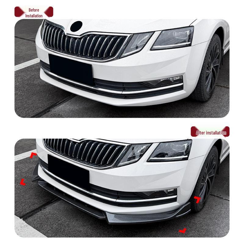 Skoda Octavia MK3.5 2018-20 Front Lip Spoiler Kit