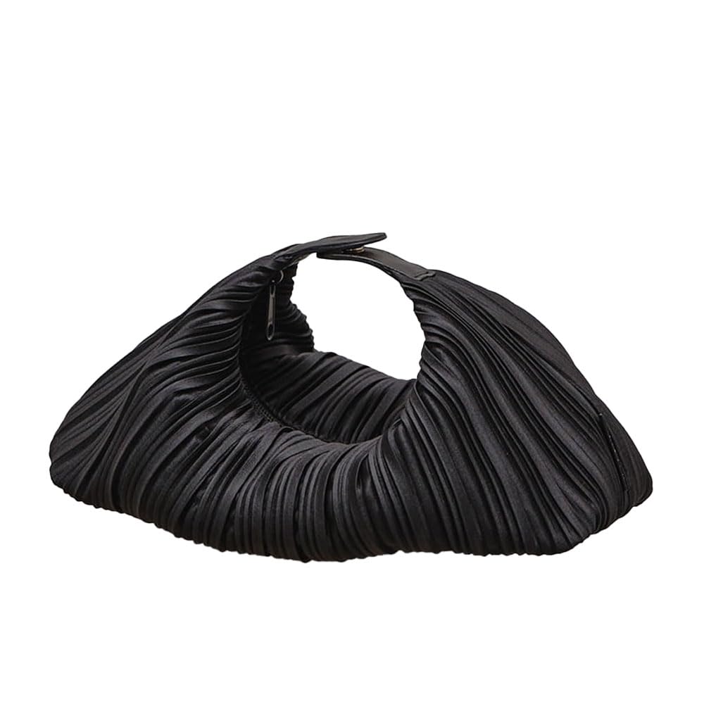 

BLUEORB Cocoon Bag, a handbag, mini tote, pleated bag, women s, Korean fashion (Beyond Black)
