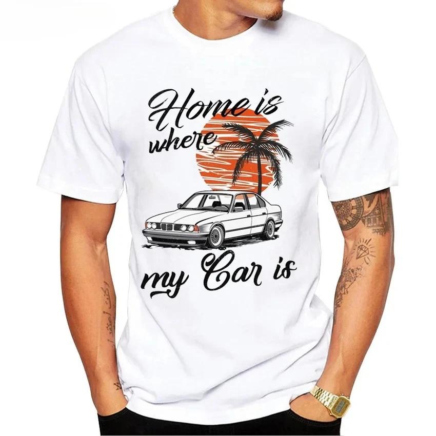I Love Germany Turbo E34 M5 E36 E30 E92 Fan T-Shirt Men Short Sleeve Hip Hop Boy Casual Tops Funny E28 E30 Car Design White Tees