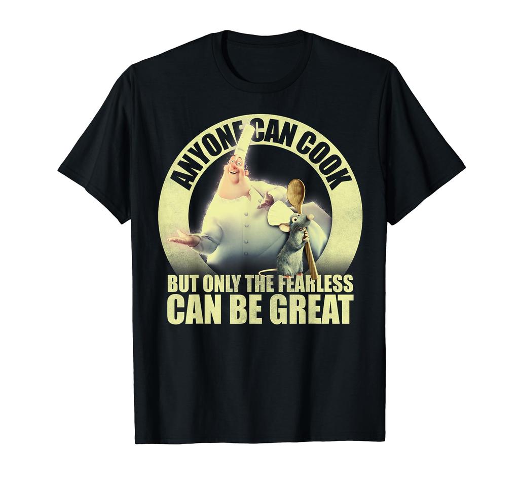 Disney Pixar Ratatouille Anyone Can Cook Vintage Badge T-Shirt
