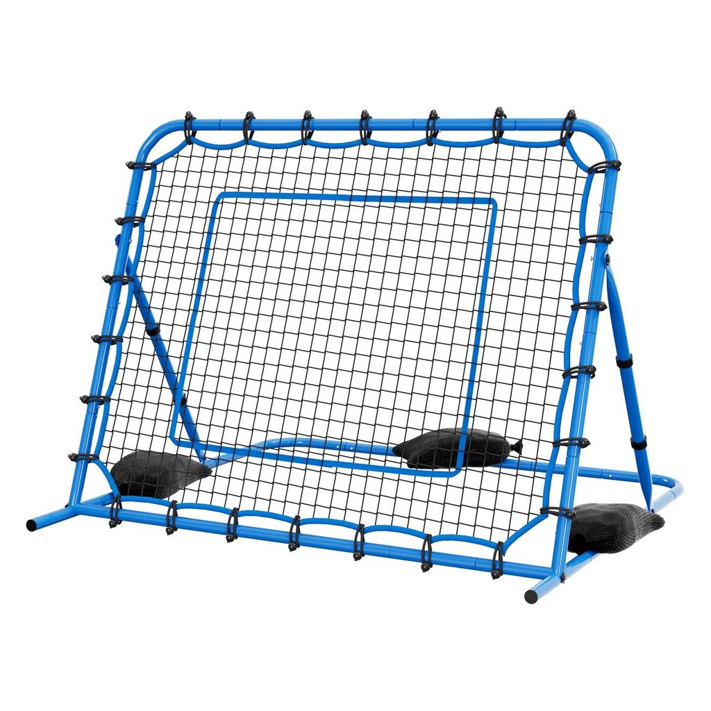 Soccer Rebounder Net, Quick-Switch Angle Soccer Goal Rebounder for Control, Passing Practice, Heavy-Duty Iron Frame & PE Net, Easy Setup Ball Training