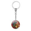 250th US Independence Day Rotating Alloy Keychain Gift
