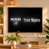 Custom Name MAN Truck 5D Diamond Painting Personalized Full Drill Diamond Art Kit Gift