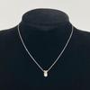 Used [8% OFF Coupon Distributed] TASAKI Diamond X Pearl PT850/PT900 D0.02 Necklace 3.5g White