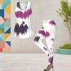 Women Plus Size Printed Scoop Neck Sleeveless Tank Top And Fitted Long Pants Two Piece Set