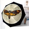 "Moonlit Moth: Celestial Butterfly Art Print" Umbrella, Portable 3 Fold Compact Umbrella for Men & Women,S186