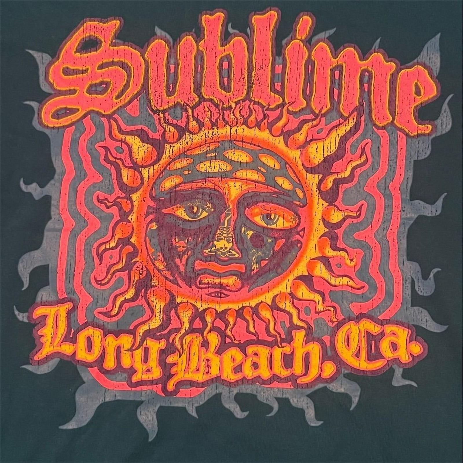 Sublime Long Beach CA Graphic T-Shirt Unisex Size Large Multicolor Crew Neck 4XL