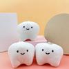 1Pc Cute Fun Plush Keychain Tooth Shape Pendant Mini Toothpaste Toothbrush Keyring Dental Cute Model For Kids Brushing Learning