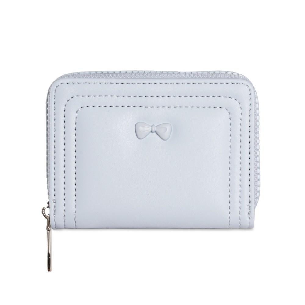 New Cute Bow Women's Wallet Short Zipper Coin Purse Student Card Holder Gifts