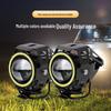 Super Bright U5 Motorcycle LED Flashing Spotlight Laser Cannon Headlight Transformer
