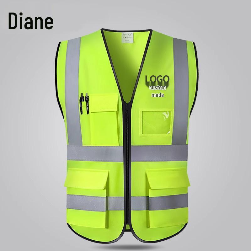 LED Reflective Safety Vest for Construction, Sanitation, and Night Riding
