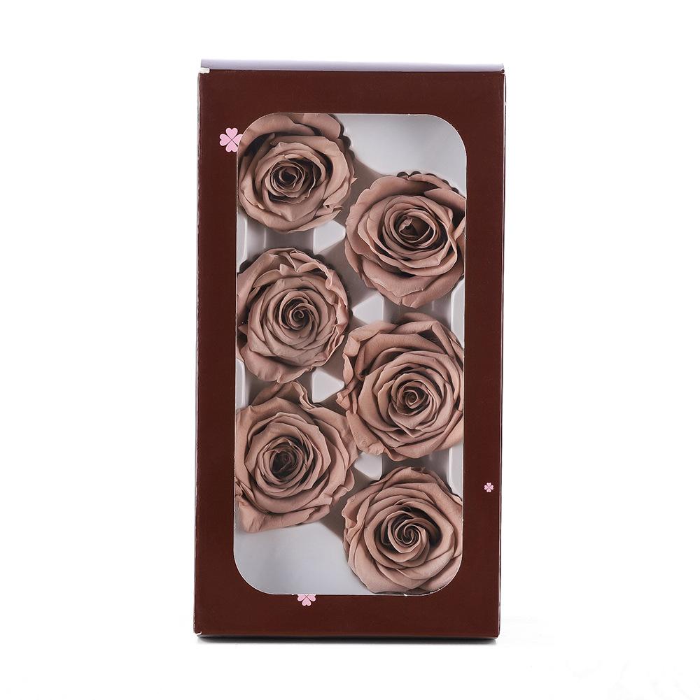 Eternal Flower Gift Box Set 2-6cm Handmade Rose Decorative Flowers, DIY Gift Flower Box