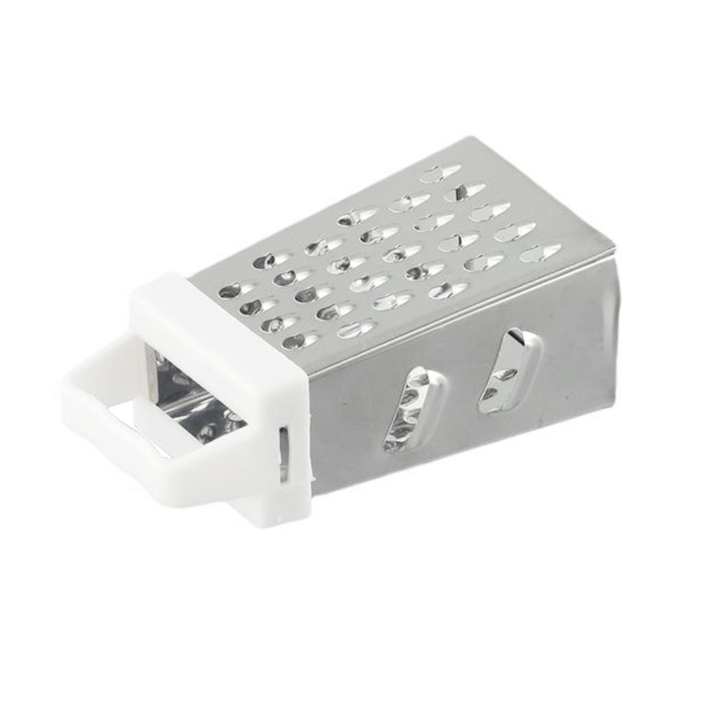 Multifunktionale Mini-Vierseitenreibe, Schneider, Edelstahl-Schneider mit rutschfestem Griff, Küchenkochutensilien