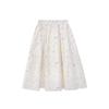 NEWOPEN 2025 Early Spring French Floral A-Line Midi Skirt C3623 – Sweet, Fresh, Age-Reducing Design
