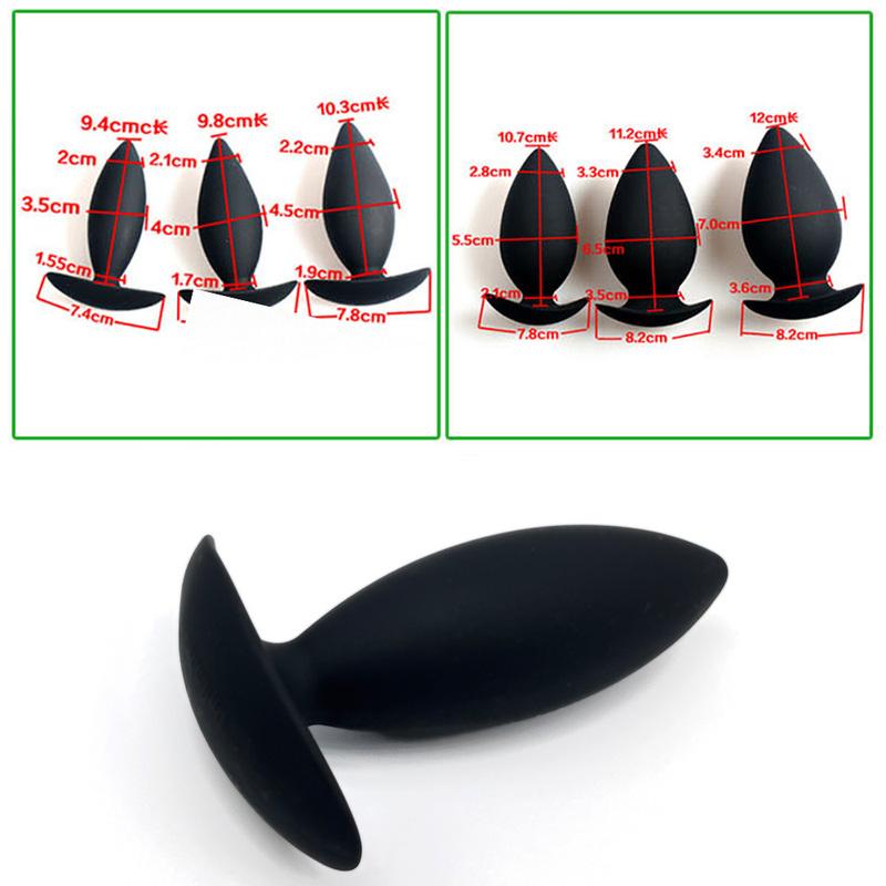 35-70mm Huge Anal Plug Silicone Butt Plug Anchor Wearing Big Anal Plug Prostate Massage for Men Women Anal Dilation Sex Toys