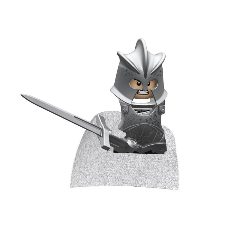 1pcs Thrones Golden Armor Warrior Guard Jaime Lannister Barristan Selmy Meryn Trant Building Blocks Mini Action Figure Toys