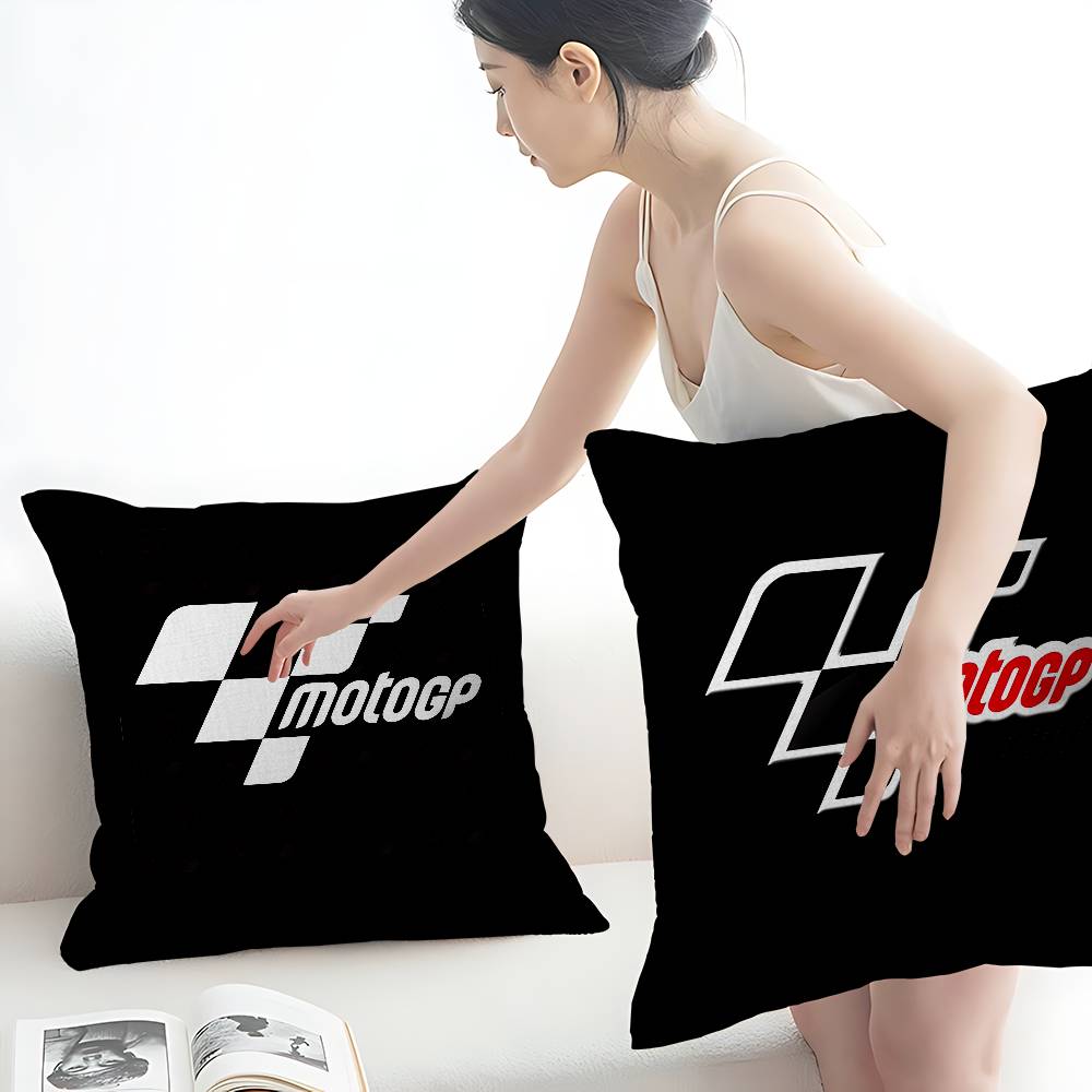M-Moto G-GP Motorcycle Racing Pillow Cushion Cover Pillowcase Living Room Sofa Home Decor Customized