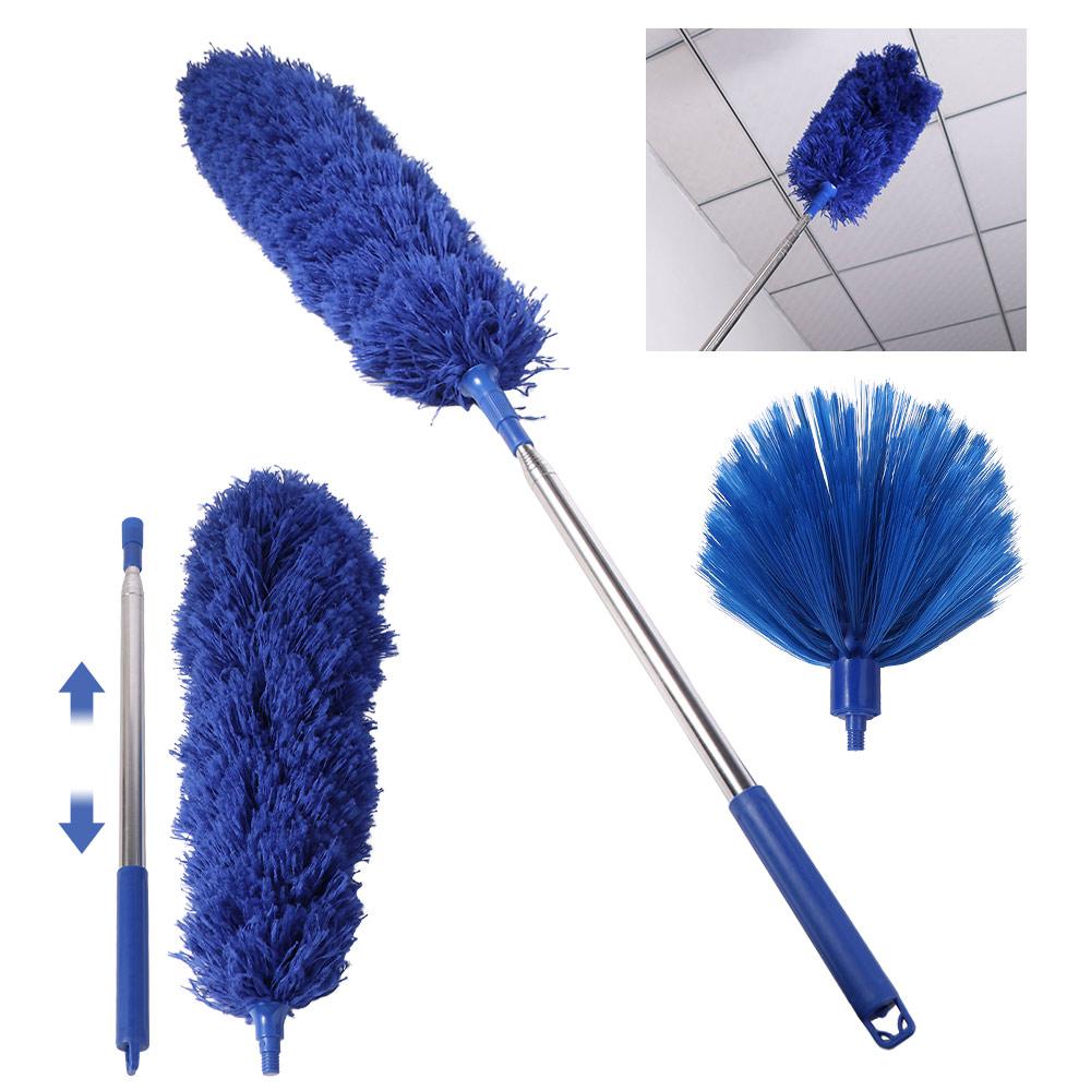 Omyvatelná Odstraňovač Pavučin Mikrovlákno Čištění Prachu Praktická Teleskopická Prachovka Domácnost