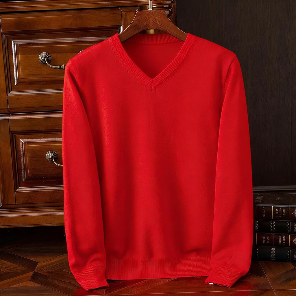 Pánské Dámské vysoce kvalitní podzimní zima pletený svetr svetr s výstřihem do V Dlouhý rukáv Topy Halenka Společenské oblečení Košile Košile Pro muže