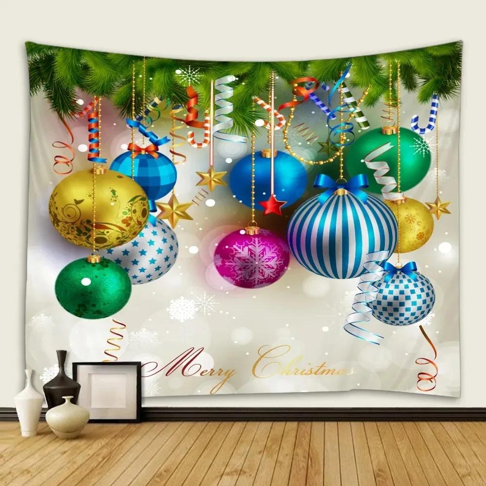 Christmas Party Background Living Room Bedroom Home Wall Decor Tapestry
