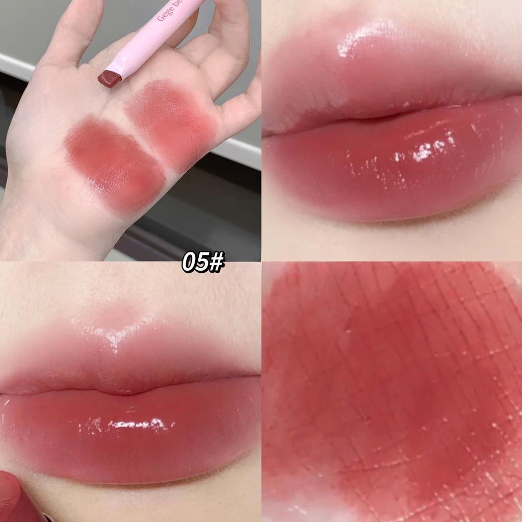 Light and Moisturizing Solid Lip Gloss, Moisturizing Lip Gloss, Jelly Lip Mirror Surface, Not Easy To Stick To the Cup of Lipstick