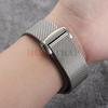 For Omega Seamaster 007 20mm 22mm Silver Black Mesh Bracelet Flat Interface Stainless Steel Watch Strap Quick Release Men Women