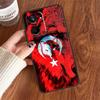 Turkey Turkish Flag For Realme 10 11 12 13 14 15 Pro Plus C65 C71 C75 C55 C63 C61 C53 C67 C35 GT6 GT7 Pro Case