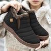 Women's High-top Warm Cotton Snow Boots - Large Size, Thickened Polyurethane for Cold Protection