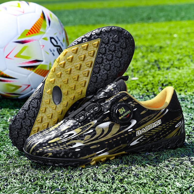 New Children Football Boots Society Cleats Soccer Shoes Professional Boys Girls Football Field Boots Original Non Slip Sneakers