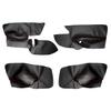 LHD/RHD For VW Golf 5 MK5 Jetta 2005 2006 2007 2008 2009 2010 Microfiber Leather 4pcs Car Interior Door Armrest Panel Cover Trim