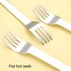 1 Set Cutlery Set with Silicone Cover Easy To Carry Stainless Steel Dishwasher Safe Spoon K Cutter Utensils Set Camping