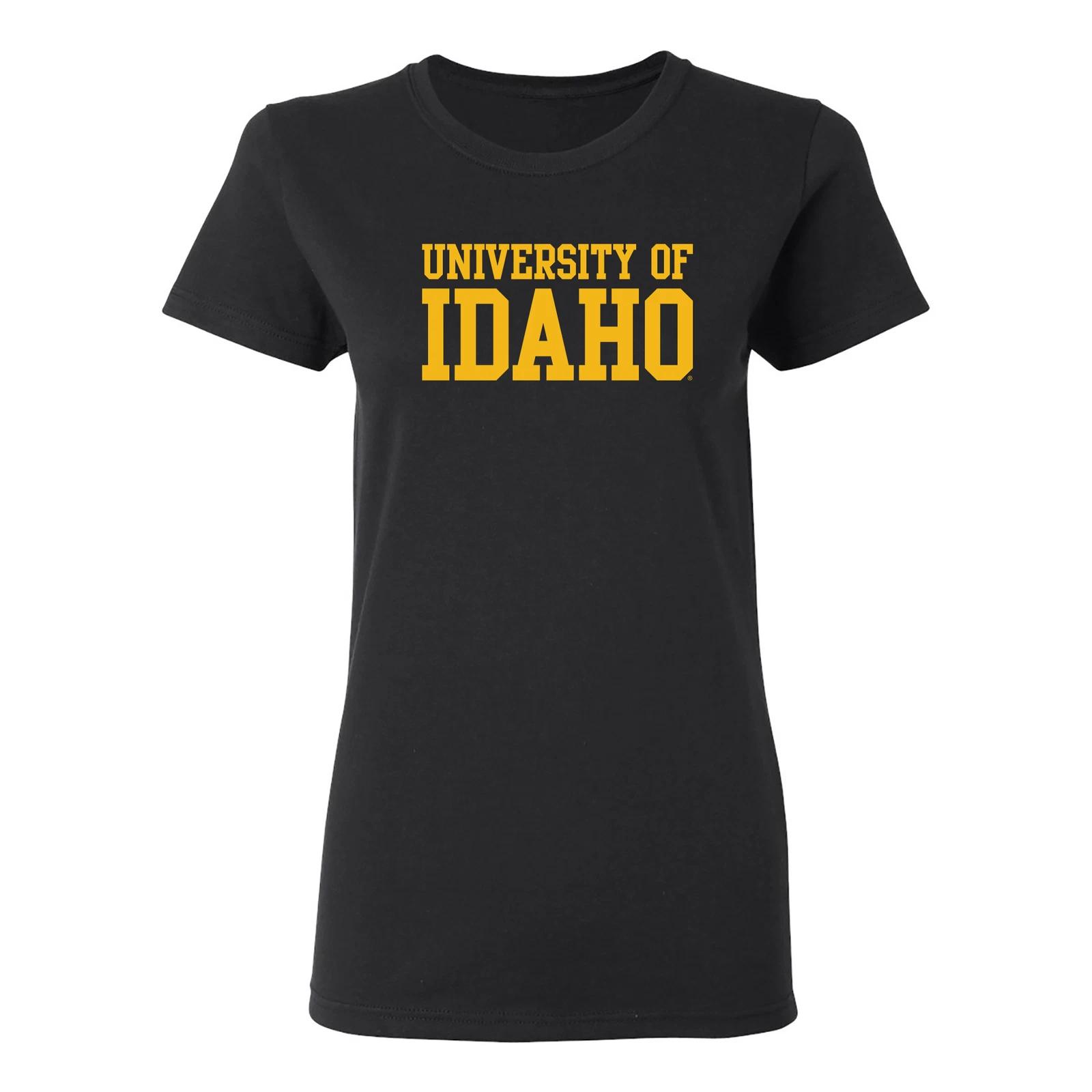 Idaho Vandals Basic Block Womens T Shirt - Black S