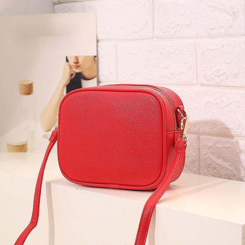Female Luxury Blue Crossbody Shoulder Bag Lady Elegant Pu Leather Hot Trending Small Capacity Square Handbag