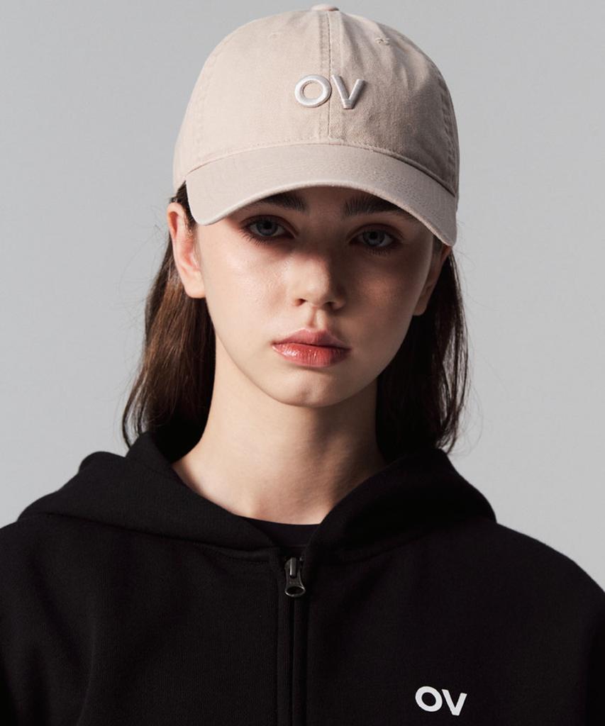 Ausdoeoboiseu Ov Logo Washed Cotton Cap (Beige)