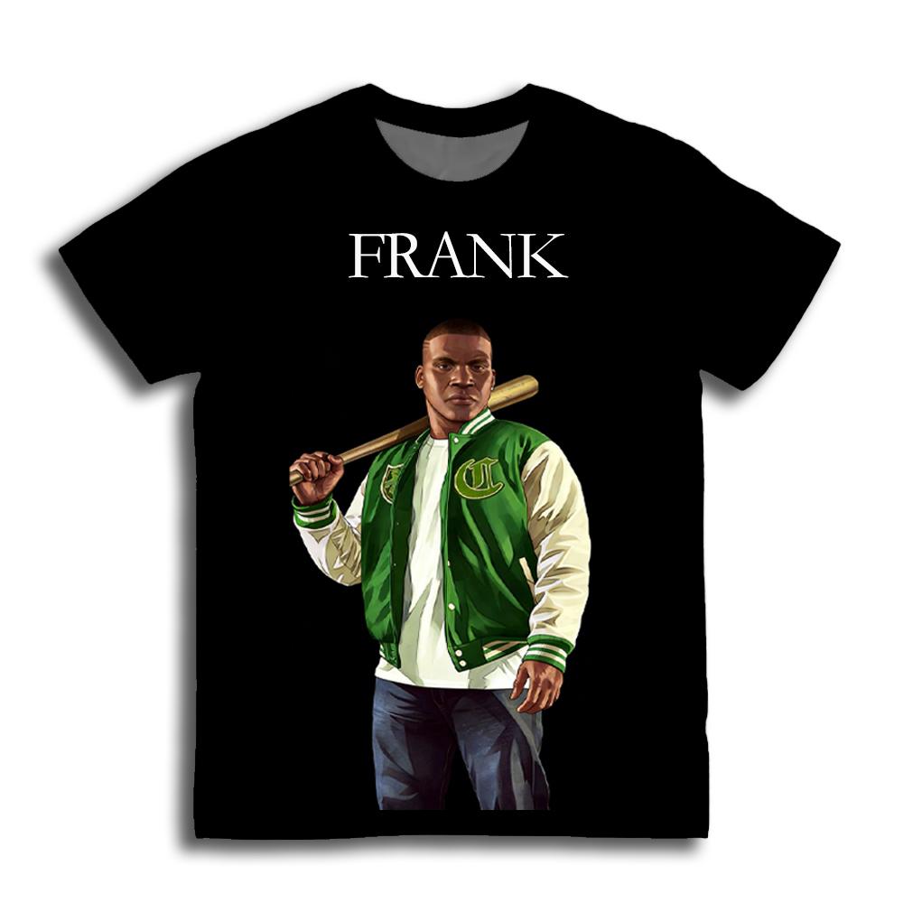 Drei Männer Spiel Bedrucktes T-Shirt Spaß Gesetzloser Trevor Philips Unberechenbares Chaos Grafik-T-Shirts Street Hip Hop Trendige Lockere Oberteile 3XL