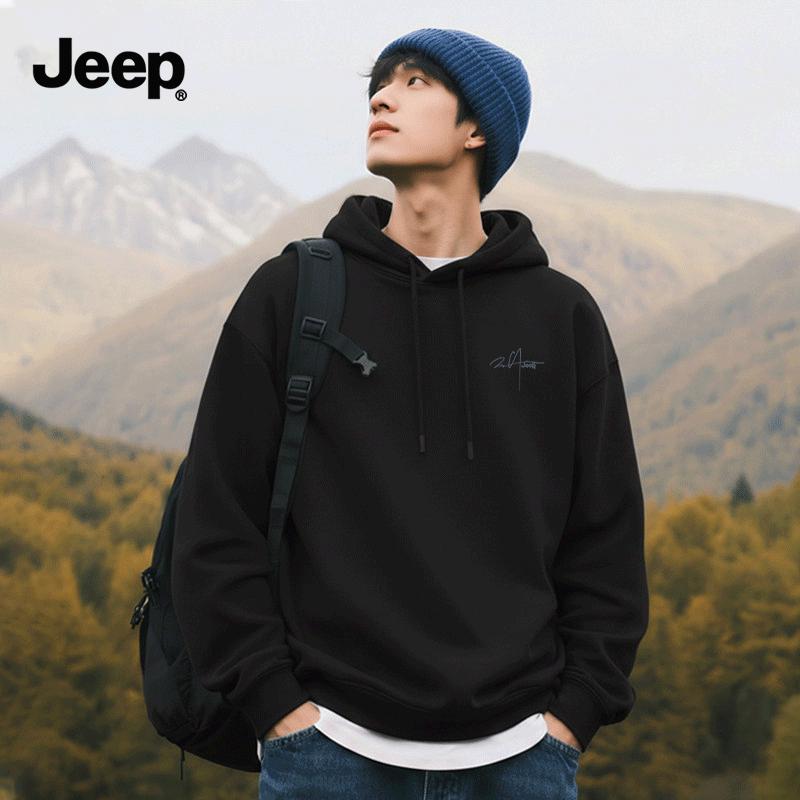 Jeep Men's Hooded Long-Sleeve Sweatshirt