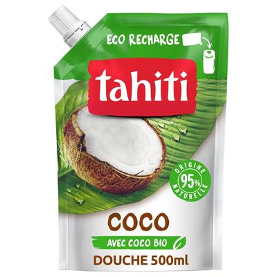 Coconut Shower Gel Refill 500ml - TAHITI (Pack of 6 Pcs.)