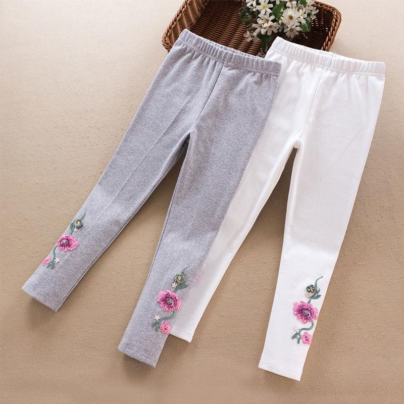 Mädchenleggings für Sommer-Oberbekleidung, mittelgroße bis große Kinder- und Mädchenhosen aus dünner Baumwolle, mückenabweisend