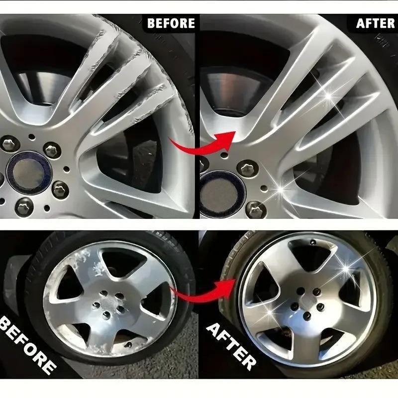 Car Wheel Alloy Rim Scratch Repair Paste Renewal Polish Wax Remove Oxidation Paint Care Refurbish Tool