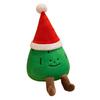 Plush Christmas Tree Doll Soft Stuffed Toy Pillow Bookshelf Xmas Decor Holiday Party Display Prop Kids Gift