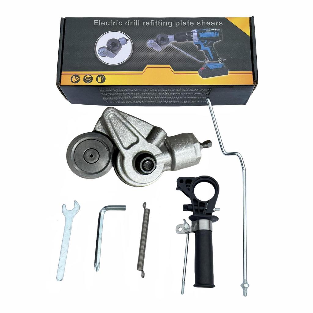 Electric Drill Sheet Metal Shearer - Metal Plate Cutter & Shears Accessory
