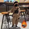 Boys' Spring 2025 Toddler Street Style Two-Piece Outfit: Cool and Handsome Children's Clothing Set