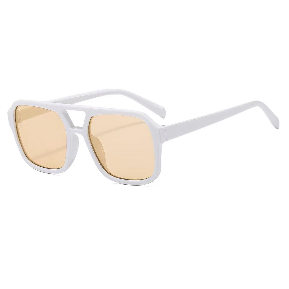 2025 Korean Style Retro Square Sunglasses: Trendy, High-End, UV Protection for Clubbing