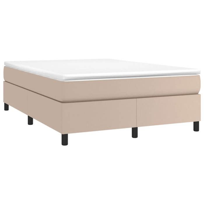 Exclusive House - Slatted Bed Base with Cappuccino Mattress 160x200 Cm