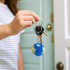 Keychain Pendant Thickened Metal Key Ring, Crochet Earth Shape Bag Pendant, Mini Portable Key Chain for Handbag Backpack Bag Charm