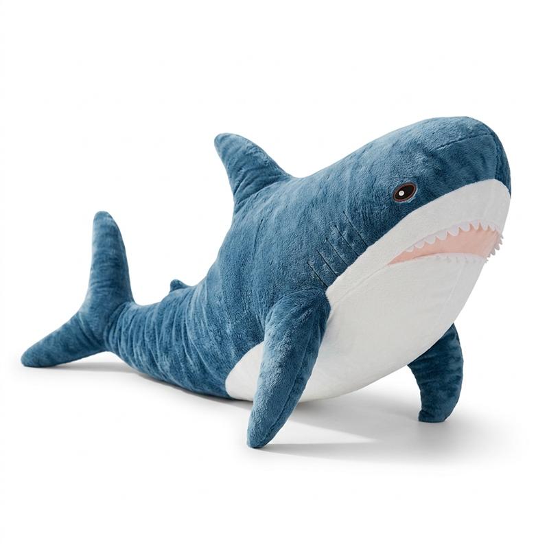 120cm Cute Shark Plush Toy Soft