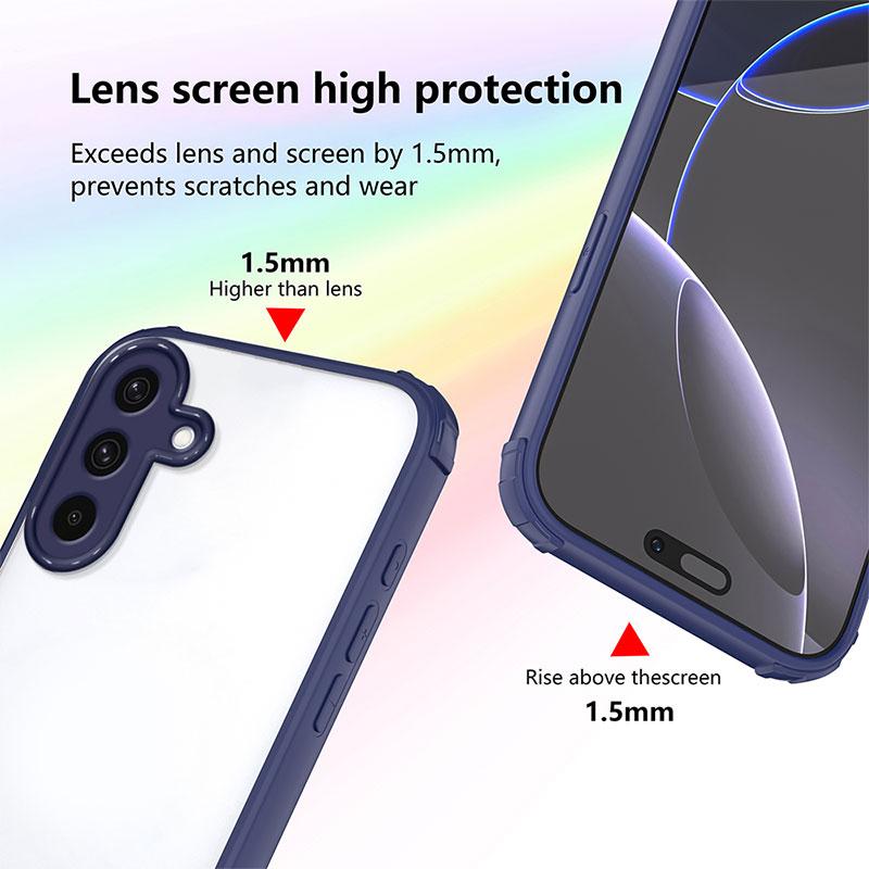 Shockproof Case For Samsung Galaxy A17 5G Hard Cover For Samsung A17 A26 A35 A55 A15 TPU + PC Bumper Protective Capa A 17 Coque